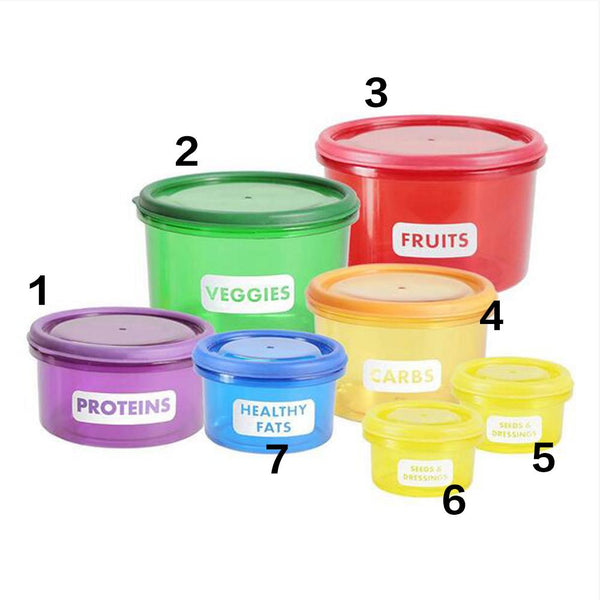 Portion Control Food Container Set