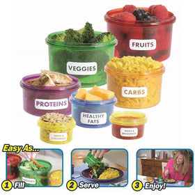 Portion Control Food Container Set