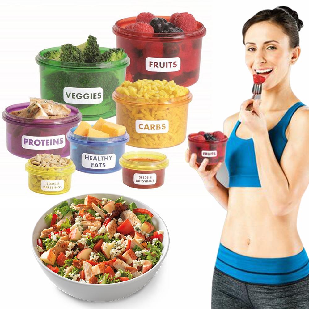 Portion Control Food Container Set