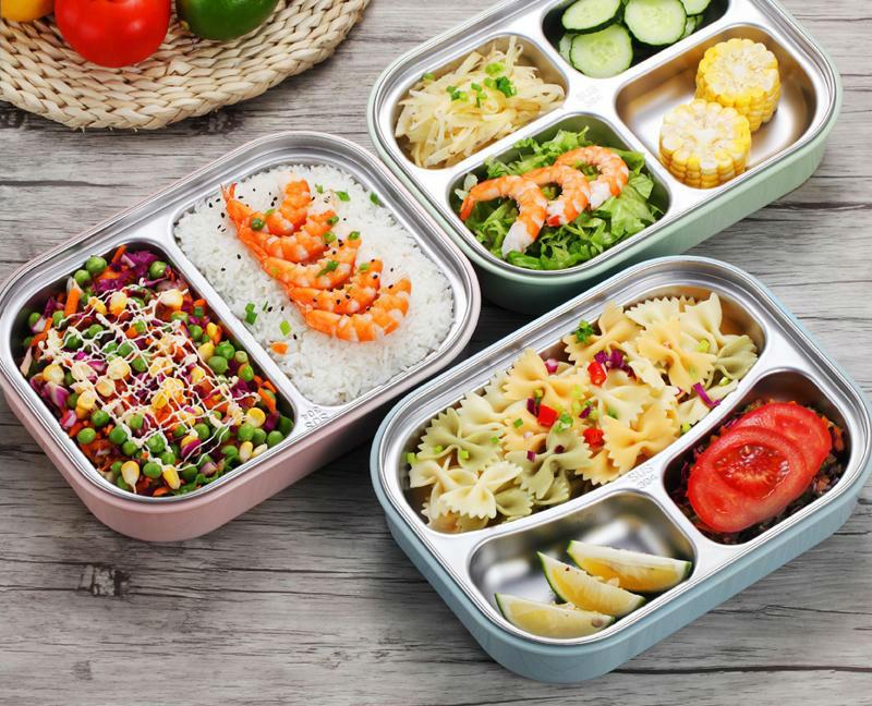 Stainless Steel Lunch Box With Compartments