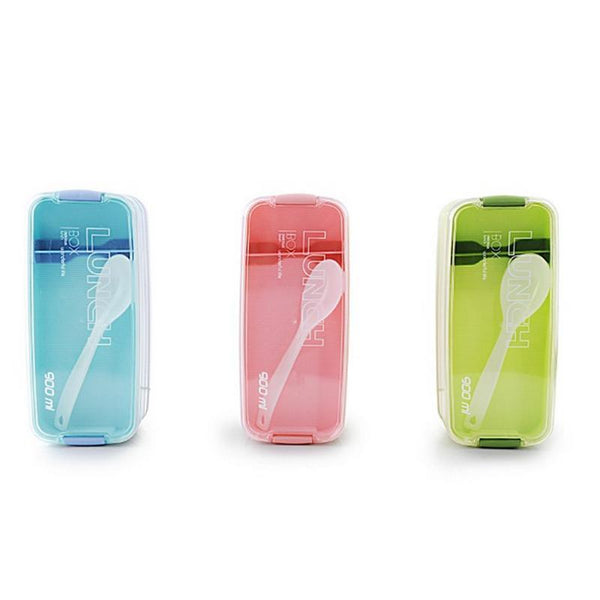 Portable 3 Layer Food Container