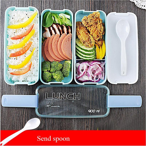 Portable 3 Layer Food Container