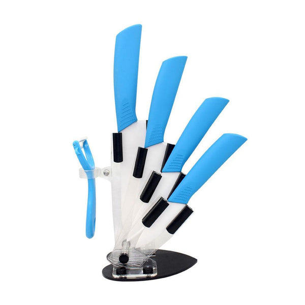 Kitchen Knives Set with Rack