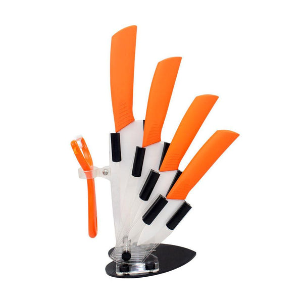 Kitchen Knives Set with Rack