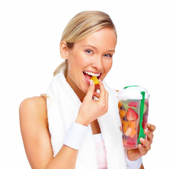 Fresh Salad On-the-Go Cup Shaker with Fork