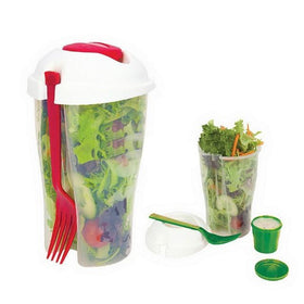 Fresh Salad On-the-Go Cup Shaker with Fork