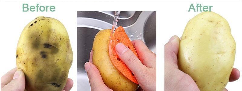 Fruit and Vegetable Cleaning Brush