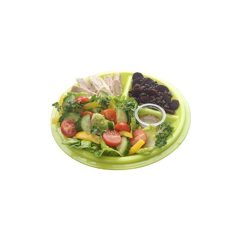 Reusable  Meal Portion Control Plate With Lid