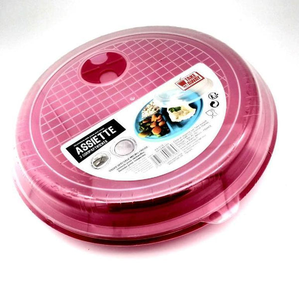 Reusable  Meal Portion Control Plate With Lid