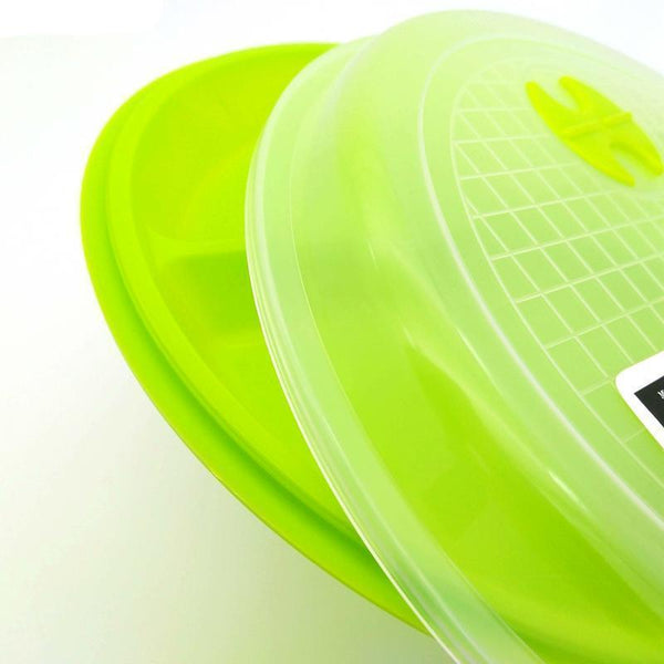 Reusable  Meal Portion Control Plate With Lid