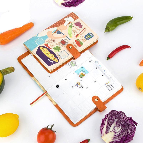 DIY Cooking Planner Notebook