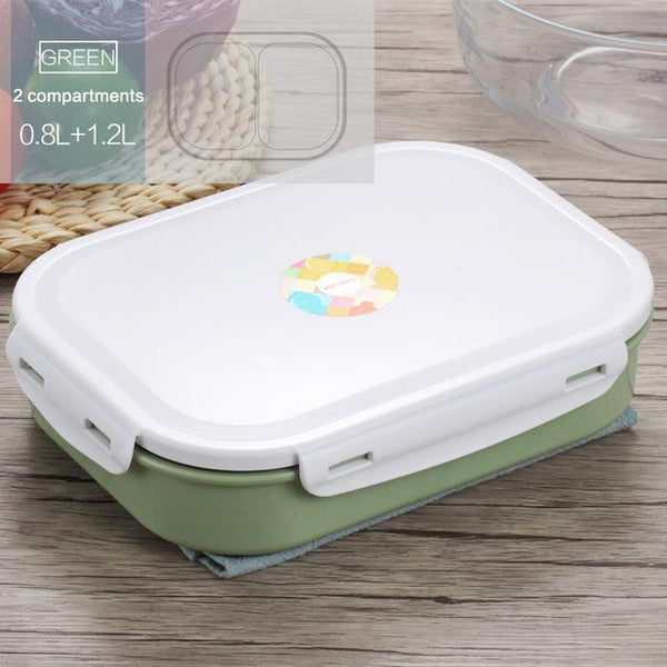 Stainless Steel Lunch Box With Compartments
