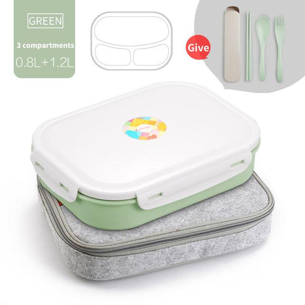 Stainless Steel Lunch Box With Compartments