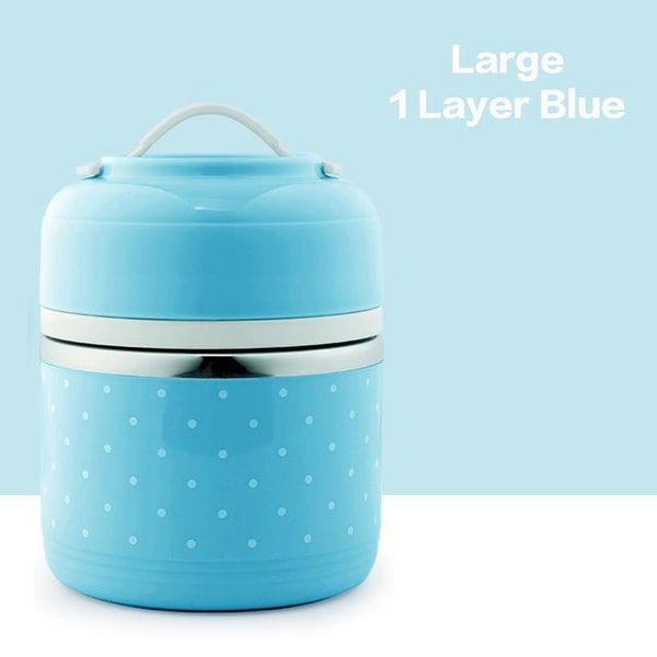 Polka Dot Thermal Lunch Box