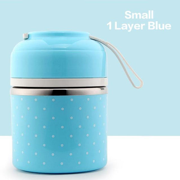 Polka Dot Thermal Lunch Box
